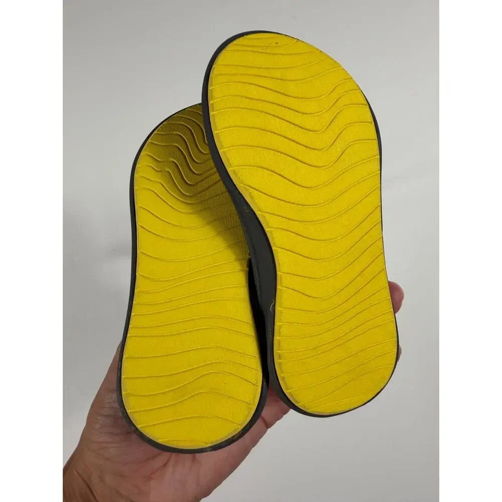 NEW Reef Little Reef Rover Hi Hook & Loop Sandals Yellow Grey Toddler Size 3-4